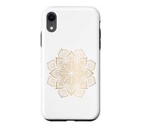 Fleur Mandala Yoga Praticien Enseignant Symbole Tenue Yogi Coque pour iPhone XR