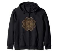 Fleur Mandala Yoga Praticien Enseignant Symbole Tenue Yogi Sweat à Capuche