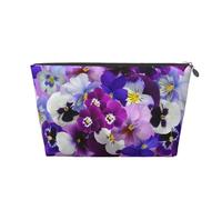 Fleur Mauve, Trousse de Toilette Trousse de Maquillage Sac à cosmétiques Trousse de Toilette de Voyage Portable