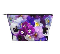 Fleur Mauve, Trousse de Toilette Trousse de Maquillage Sac à cosmétiques Trousse de Toilette de Voyage Portable