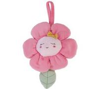 Peluche musicale à suspendre rose, jaune, vert TU