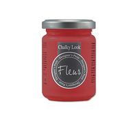 Fleur Paint 12029 Peinture minérale à base d'eau, 130 ml, rouge tomate