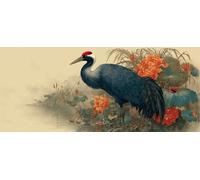 Fleur Peinture Numero Adulte, Animal Peinture Numero Enfant, DIY Loisirs Créatifs Adultes, Paint by Numbers Kits avec Pinceaux et Pigment Acryliques, Cadeaux Fille, Decoration Maison, 160x70cm E-2036