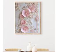 Fleur Peinture Numero Adulte fleurs Peinture par Numéro Enfant Adultes Débutants 60x90cm, avec Paint Acrylique Numéro d'Art Kit Paint par Décoration Murale et Cadeaux Pour La Maison PjY6275 5-I