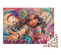 Fleur Perle Cupcake 1000 Pièces Mini Puzzle pour Adultes Décoration | 70x50cm Carton Amateurs De Puzzles Relaxation Mentale Puzzle Intellectuel Cadeau D'anniversaire Décor De Salon