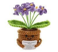 Fleur Positive for Pocket Hug Fournie en Yarn Doux | Modele Inspiré de Fleurs Sauvages | Idéal en Gift pour Meilleures Ami(e) s, Copines et Amoureux des Travaux Manuels