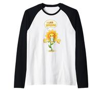 Fleur Primavera Kawaii avec phrase « Me Gusta la Primavera » Manche Raglan