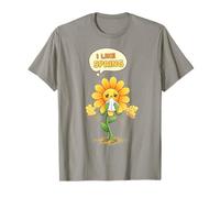 Fleur Primavera Kawaii avec phrase « Me Gusta la Primavera » T-Shirt
