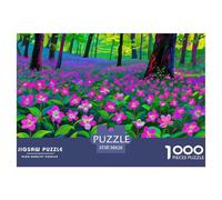 Fleur Puzzle 1000 Pièces Educa Jouet en Bois Cadeau Unique Décoration Intérieure Bouquet Jeu Éducatif Challenge Toy Adultes Et Enfants À Partir De 14 Ans 38x26cm/1000pcs
