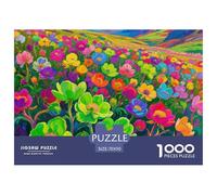 Fleur Puzzle 1000 Pièces Educa Jouet en Bois Divertissement Créatif De l'art De La Décoration Bouquet Jeu Éducatif Challenge Toy pour Adultes Et Enfants À Partir De 12 Ans 70x50cm/1000pcs