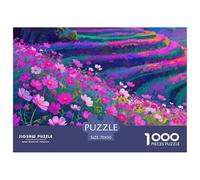 Fleur Puzzle 1000 Pièces Educa Jouet en Bois Divertissement Créatif Décoration Intérieure Bouquet Jeu Éducatif Challenge Toy Adultes & Enfants des 14 Ans 70x50cm/1000pcs