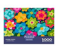 Fleur Puzzle 1000 Pièces Educa Jouet en Bois Divertissement Créatif Décoration Intérieure Bouquet Jeu Éducatif Challenge Toy Adultes & Enfants des 14 Ans 70x50cm/1000pcs