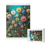 Fleur Puzzle 3000 Pièces Adultes Puzzle Paysage Classique, Activite Manuelle Adulte, Puzzles de Jeu Stimulants, Puzzles Impossible, Enjoy Activités de défi Familial pour Ies Soirées de Jeu,p1683t