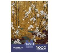 Fleur Puzzles 1000 Pieces Cadeau Unique intéressant Jeu Éduchatif Challenge Toy À De Qualité Supérieure Peinture Art pour Adultes Enfants 70x50cm/1000pcs