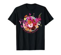 Fleur Radiante - Vêtements à Phrases Espagnoles T-Shirt Graphique avec Valeur
