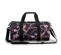 Fleur Rose Sac De Sport Gym Sac De Voyage Sac Week-End Duffel Bag pour Camping Randonnée Voyage 45x23x23cm
