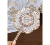 Fleur Sait Papillon Nuage Collier Collection Miroir Cosmétique Main Tenant Miroir Exquis Soulagement Outils De Maquillage Miroir Sirène.2.