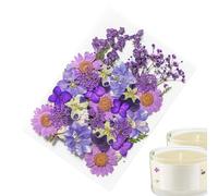 Fleur séchée - Autocollants de fleurs | 35PCS Autocollants de naturelles pour journalisation | Véritable art esthétique botanique | Autocollant de Scrapbook pour artisanat, pince à épiler de d