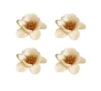 Fleur séchée de Simulation en plastomère 4, Offwhite1 | Ornements de fleurs séchées colorées pour moules en résine, fabrication de savon à bougies, décoration de