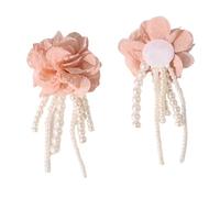Fleur Sew Brooch Trimmings Pearls Applique Pour Robe De Mariée Curtain Scarpe Do It Yourself Decorations Accessoires Pin Floral Fait À La Main