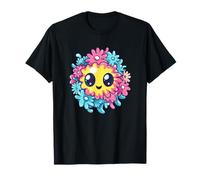 Fleur Souriante Monstre Mignon Fleurs Délice T-Shirt