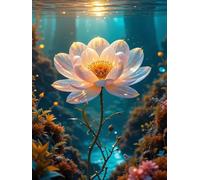 Fleur sous-Marine Puzzle pour Adultes 60 Pièces, Puzzles Classiques, Détente & Relaxation, Famille Jeu Puzzles, Puzzle de Décoration