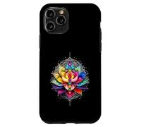 Fleur Spirituelle Yoga 7 Chakra Lotus Mandala Équilibre Énergie Coque pour iPhone 11 Pro