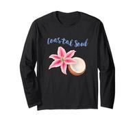 Fleur Tropicale Coco Coco Plage Vibe Esthétique Femme Manche Longue