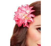 Fleur Tropicale Hawaïenne Rose Avec Épingle À Cheveux