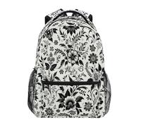 Fleur Vintage Française Sac À Dos Loisir Sacs A Dos Confort Cartable Scolaire Pour Voyage Plein Air Femme 29X40Cm