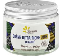 Fleurance Nature Crème Ultra-Riche Jour Au Karité Bio Peaux Sèches À Très Sèches 50ml