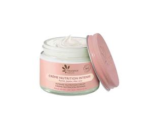 FLEURANCE NATURE | Crème nutrition intense BIO | Protège et apaise | Contient des actifs essentiels pour nourrir la peau tels que l'aloe vera, le karité, l'huile de jojoba | Pot de 50 ml