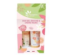 Fleurance Nature Duo gel douche agrumes + crème mains fleur d'oranger bio