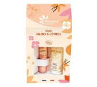 Fleurance Nature Duo stick lèvres + crème mains miel bio