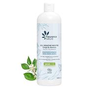 Fleurance Nature- Gel douche Neutre-Certifié Bio Cosmos Ecocert- 500m- ph neutre, sans savons- sans parfums- extra doux- pour peau sensible et atopique- pour adulte, enfant et bébé- 23140