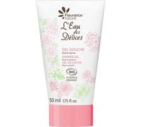 Fleurance Nature Gel Douche Parfumé à l'Eau des Délices - Rose & Jasmin - 50 ml
