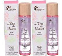 Fleurance Nature L'Eau des Délices Rose & Jasmin Solution(S) 2x50 ml