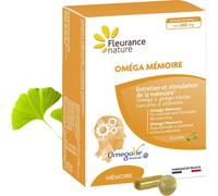 Fleurance Nature Oméga Mémoire 30 Capsules + 30 Gélules