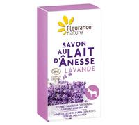 Fleurance Nature Savon au Lait d'Ânesse Lavande Bio 100g