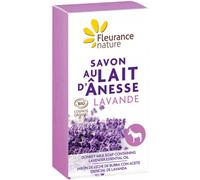 Fleurance Nature Savon Lait d Ânesse Lavande Bio 100 g - Pains de savon - Pharmacie en ligne LaSante.net