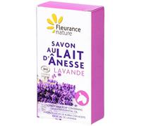 Fleurance Nature Savon au Lait d'Ânesse Lavande Bio 100g