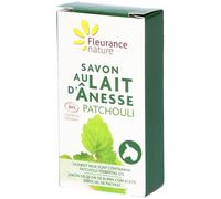 Fleurance Nature Savon Lait d'ânesse Patchouli Bio 100 g
