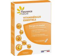 Fleurance Nature Vitaminéraux Essentiels 30 Gélules