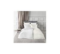 FLEURESSE Damast Bettwäsche OPAL 2x70x90cm/200x200cm Blanc blanc