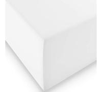 fleuresse Drap-Housse Comfort XL en Jersey, Coton, Blanc, 140-160 x 200-220 cm