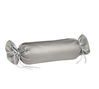 fleuresse Housse de Coussin en Jersey Interlock 9200 Colours pour traversin, 100% Coton, certifiée Oeko-Tex Standard 100, 15 x 40 cm, Gris