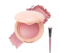 Fleurir le boux de mise en évidence, un fard à joues lumineux à pincement doux, des fards à joues de reflets cuits au four, une lueur durable et légère, une couleur à construire, une forme (04)