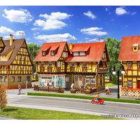Fleuriste avec intérieur et éclairage, kit fonctionnel - VOLLMER 43692 - HO-1/87