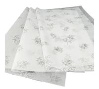 Fleuriste Bouquet de fleurs Papier d'emballage, Papier crépon multicolore for emballage cadeau 50 x 70 cm, lot de 10 pièces(White)