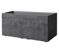 Fleuriste Millennium Rectangulaire 79 Cm Anthracite Deroma Jardin Plantes Vases